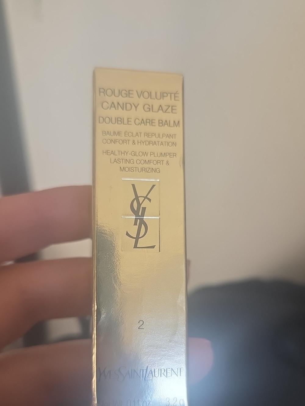Yves Saint Laurent Rouge Volupté Candy Glaze Double Care Balm - Gold